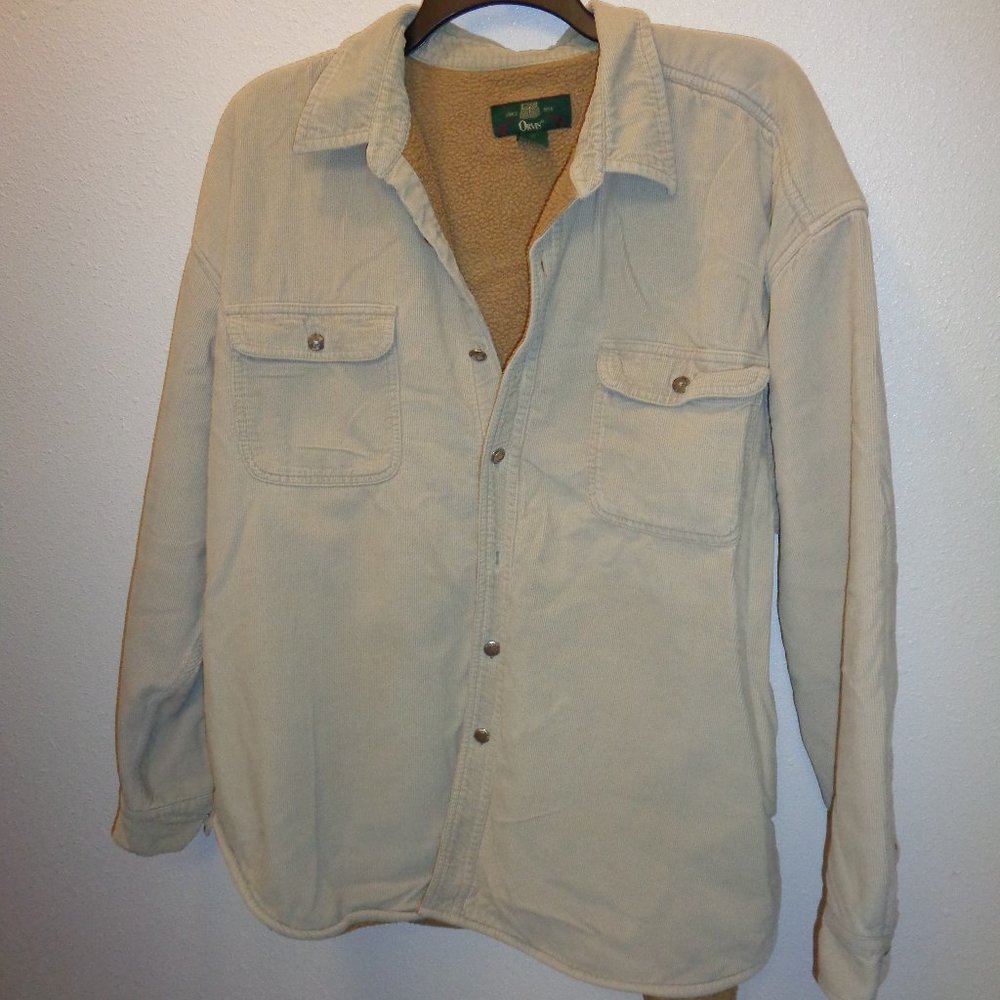 Orvis Men's Corduroy Jacket Shirt Size XXL